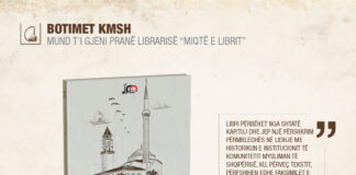Botim i ri i KMSH, me autor Dorian Demetja: “100 VJET KOMUNITETI MYSLIMAN I SHQIPËRISË”